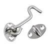 1Pc Stainless Steel Windproof Cabin Door Gate Window Hook Eye Latch Lock Catch