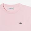 Lacoste Женская базовая футболка с круглым вырезом и коротким рукавом [светло-розовая]