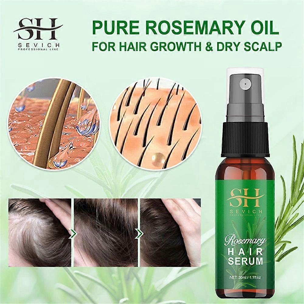 3pcs Rosemary Essential Oil Pure Natural Nourish scalp Essential Oil Anti-Hair Loss Hair Growth
