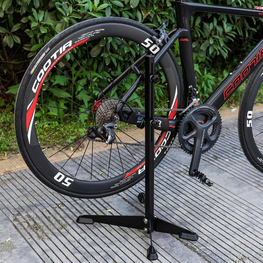 CXWXC Bicycle Stand, Maintenance Stand, Non-Toppling, Fits 18-29 Inch Bikes, Horizontal Display Stand (HS-014F)