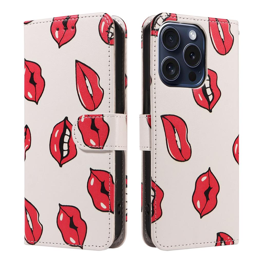 Стильный чехол из искусственной кожи с принтом для Samsung Galaxy S8 S9 S10 S20 S21 S22 S23 S24 S25 Series Clamshell с отделением для карт