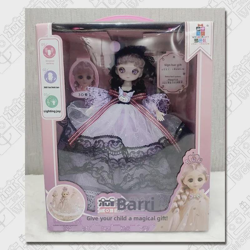 Кукла Барби-принцесса высотой 26 см, поющая, вращающаяся и танцующая с музыкой и огнями, детская игрушка.