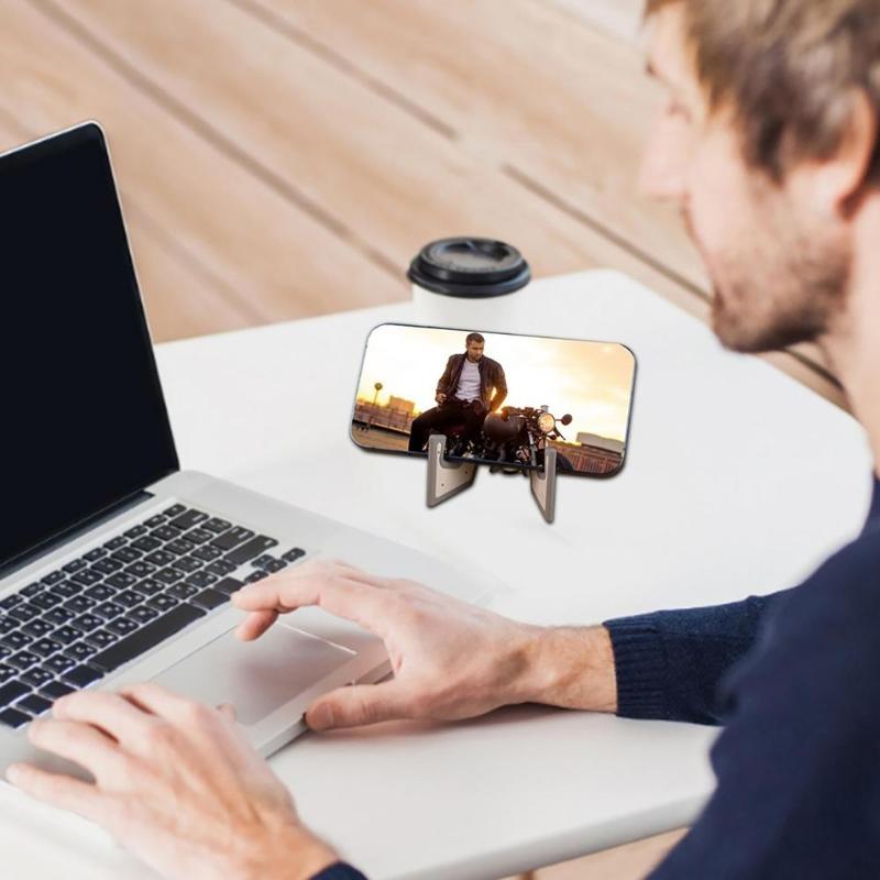 Портативный кулон-брелок, подставка-держатель для мобильного телефона, планшета, креативный брелок, легкий, мини, настольная подставка-держатель для сотового телефона