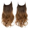 Wigs Have A Large Amount Of Hair, U-Shaped Hair Extensions, Women'S Fishing Line Wigs, Invisible Natural Long Curly Hair