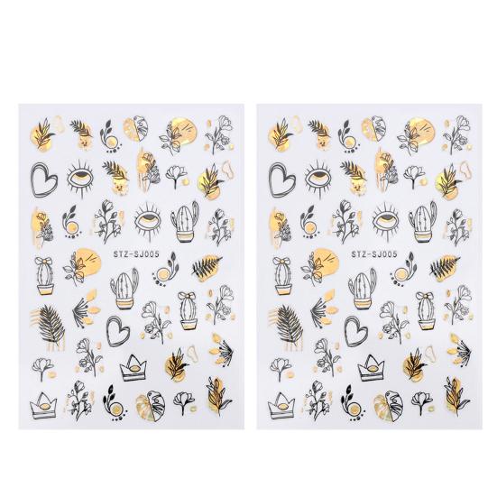 Стильные наклейки для ногтей Креативные легкие DIY