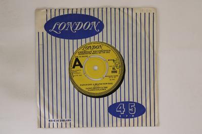 7-дюймовая пластинка JAMES BROWN - Papa's Got A Brand New Bag HL9990PROMO LONDON 1965 UK Soul/Funk б/у