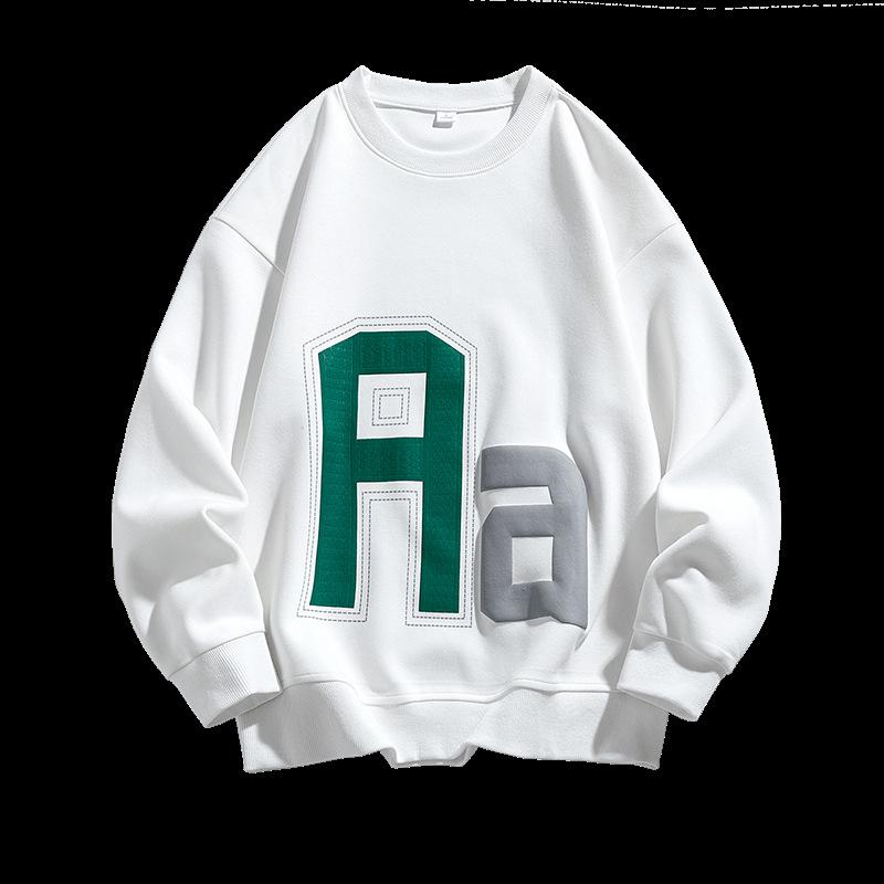 Весна и осень Плюс Мужская толстовка с капюшоном Повседневный мужской топ с круглым вырезом Модная принтованная толстовка с капюшоном Мужская