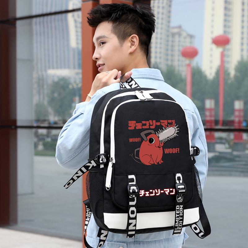 Рюкзак с принтом аниме, подростковый рюкзак, школьные сумки унисекс, рюкзак для ноутбука с мультяшным принтом, рюкзак для школы для мальчиков и девочек