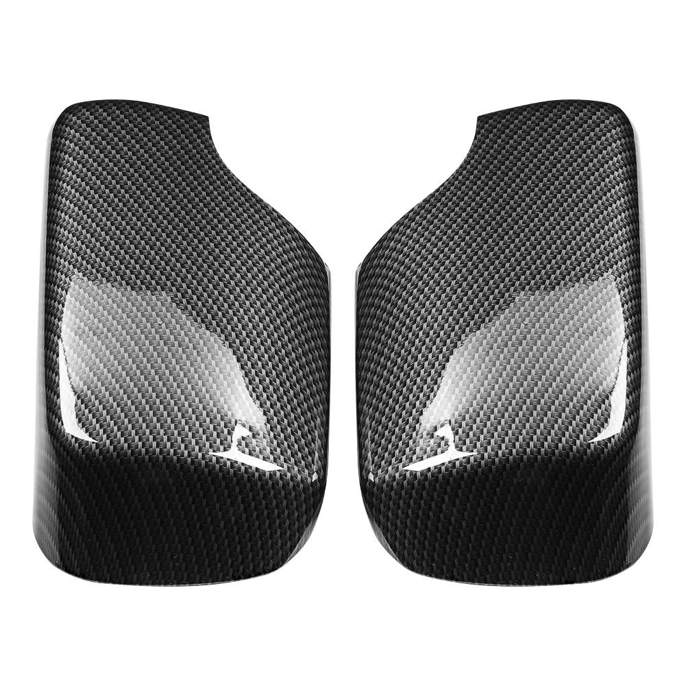 Carbon Fiber Style Door Wing Mirror Protector Add on Side Rearview Cover Fits for E46 1998 2005