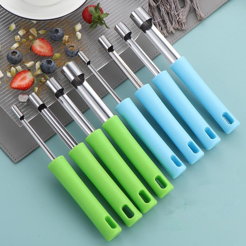 1 шт. Нержавеющая сталь Фруктовая косточковыдавливатель Финики Вишня Груша Косточковыдавливатель Удаление косточек фруктов Нож-слайсер Инструменты для фруктов и овощей