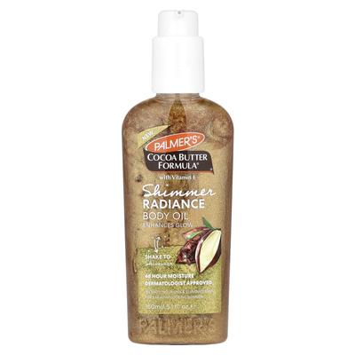 Palmer's, Масло для тела Cocoa Butter Formula® Shimmer Radiance с витамином E, 5,1 жидких унций (150 мл)