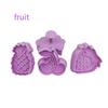 4pcs Stamp Biscuit Mold 3D Cookie Plunger Cutter Pastry Decorating DIY Food Fondant Baking Mould Tool Christmas Tree Snowman
