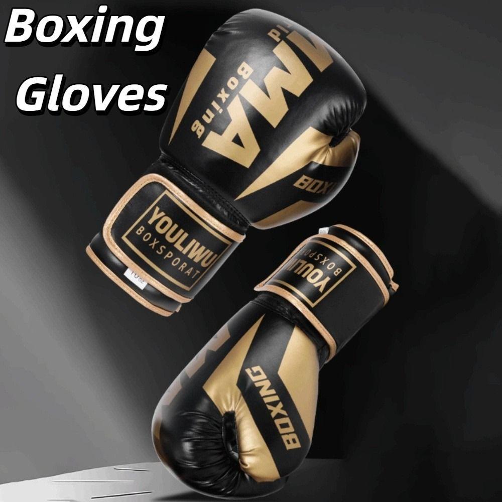 Sponge Padding Kickboxing Gloves Breathable Punching Training Gloves Boxing Gloves Kicking Mitts