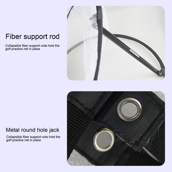 Тренировочная сетка для игры в гольф Чиппинг Тренажер для точности и качания Чиппинг Кейдж-мат Портативная сетка для тренировок в гольфе Игра в гольф в помещении и на открытом воздухе Тренировка по мишеням
