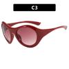 Large future technology sunglasses YK large frame cycling sunglasses European and American trend sports sunglasses