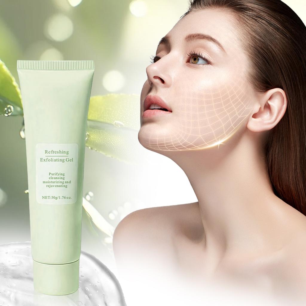 Отшелушивающий гель для лица Отшелушивающий гель, Мягкий отшелушивающий гель Увлажняющий Балансирующий Очищающий (1PC)