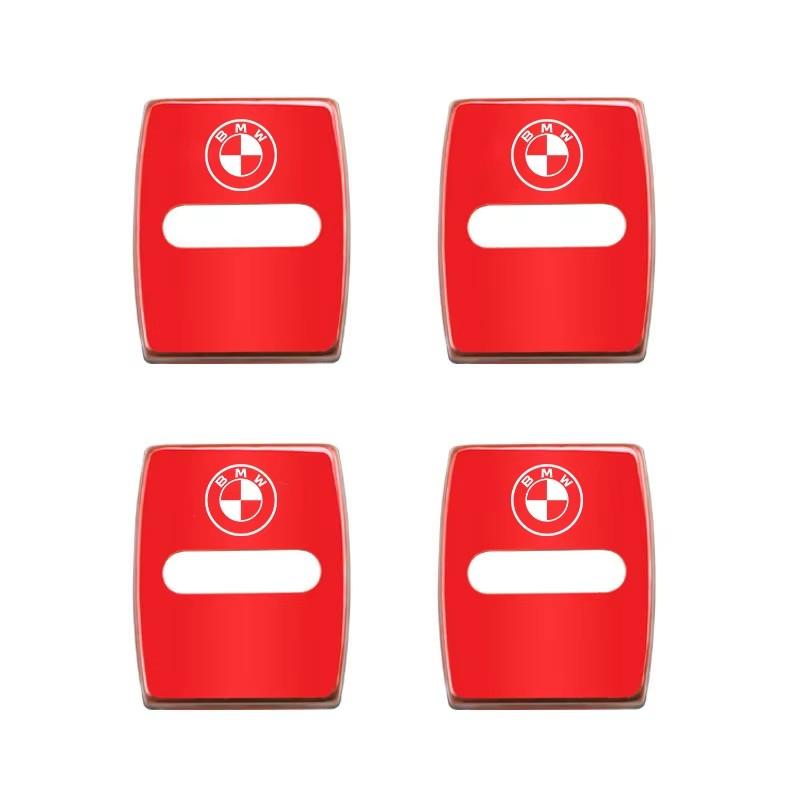 4Pcs Titanium Alloy Car Door Lock Protective Cover For BMW X3 X5 X4 X6 X7 X1 E46 E90 E60 F30 F10 E39 E36 F20 G20 G30 E92 E87 E91 VM4
