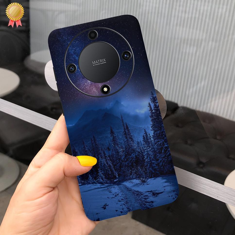 Luxury Case For Honor X9a Soft TPU Capa COOL New Cute Animal Painted Back Coque For Honor X9a X8A X7A 9XA 8XA 7XA  Bumper Bags