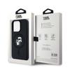 Karl Lagerfeld Klhmp15Lscmkcrhk Iphone 15 Pro 6.1 Czarny/Black Hardcase Silicone Karl & Choupette Magsafe