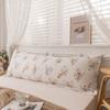 Rectangular Pillow Cover Skin-friendly Long Pillow Case Flower Couple Pillowcase  King Size Bed