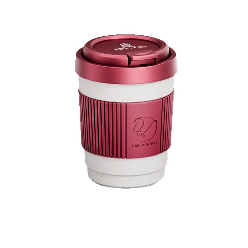 BYD Xia New Model Multifunctional Car Ashtray with Lid & Night Light