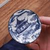 Retro Chinese Ceramic Tea Set Tea Set Small Tea Cup Single Cup Blue and White Porcelain Cup Chazhan Personal Cup Bowl Master Cup
