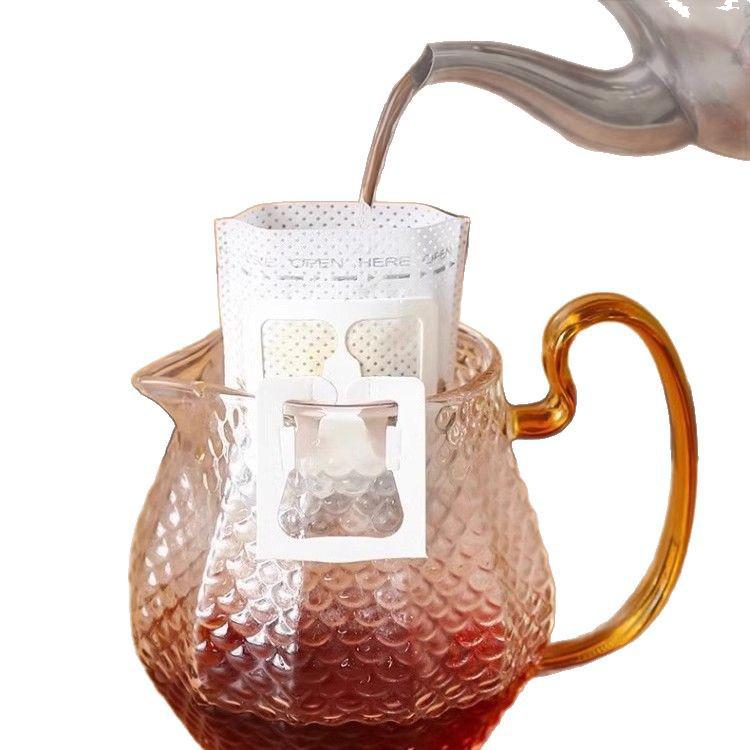 Hanging Ear Disposable Coffee Filter Bags - Hand Pour Paper Mesh for Coffee Grounds