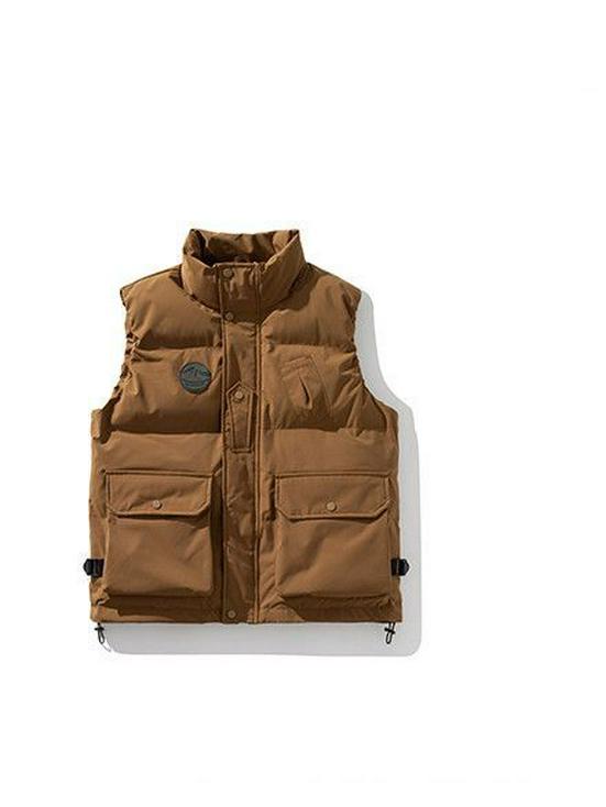 Men's Winter Warm Multi-Pocket Cotton Workwear Vest