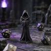 3D-печатный орнамент в виде одеяния с капюшоном, матовая черная фигурка безликого монаха, скульптура в готическом стиле, для Хэллоуина, декора помещений и улицы
