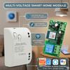 1-канальный умный Wi-Fi модуль переключателя 85-250В Реле AC DC 7-32В 12В 24В 220В Удаленное управление через приложение Переключатель Alexa Googole Home Для Tuya