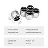 WFKY9 5pcs Metal Car Tire Wheel Theftproof Cap Air Valve Stem Cover For KIA K5 K2 Optima Soul Spectra Niro Cadenza Sephia Carens