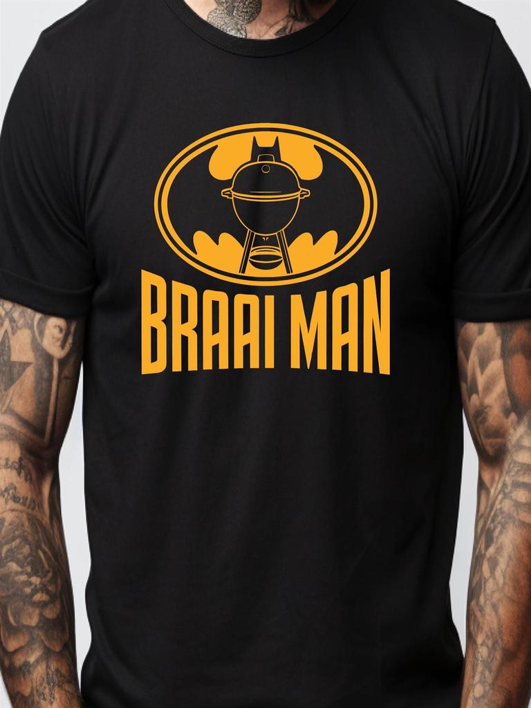 Unisex Grilling Lover T Shirt Funny Barbecue Grill Pot Badge Art Print Braai Unisex Quote Crew Neck Short Sleeve Black Casual Tee Tops