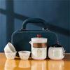Woding Portable Ceramic Travel Tea Set