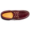 Timberland 3 Eye Boat Low Casual Leather Shoes Men Shoes Red Brown 50009061