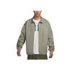 Nike Life Series Woven Comfortable Fashion Long Sleeve Jacket Men Jacket Light-Green Gray FN3231-320