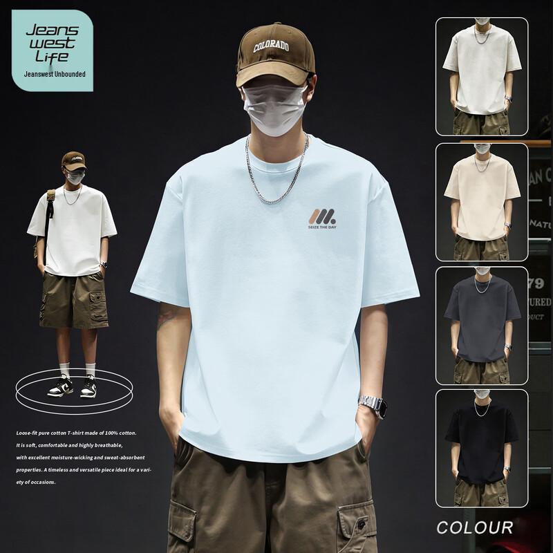 Мужская футболка с коротким рукавом Jeanswest Life 2026, 100% хлопок