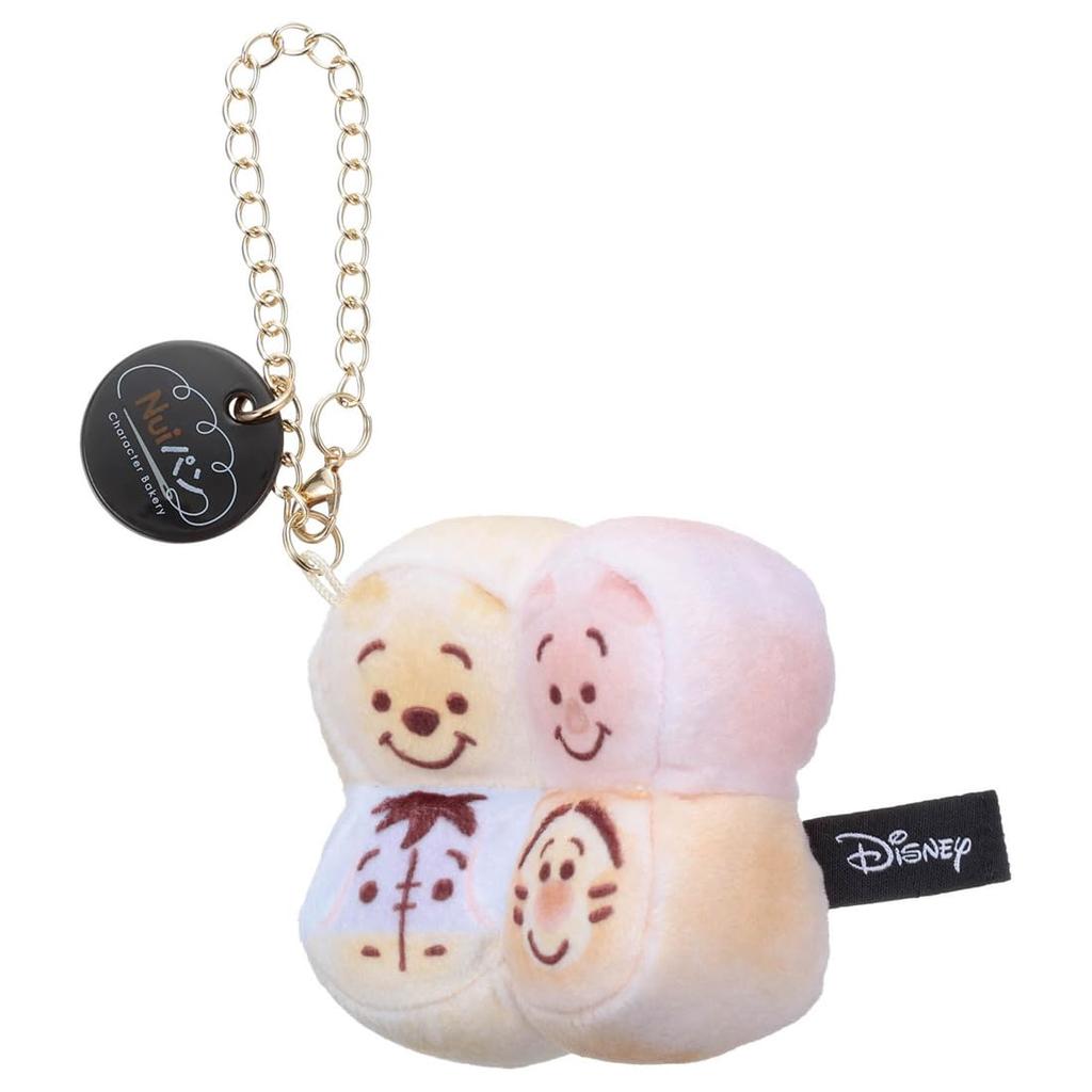 Takara Tomy Arts Disney Character Nui Pan Chain Strap Mascot Tear Bread and Tigger Plush Toys Approximately 7cm Tall (TAKARATOMY A.R.T.S) Pooh,