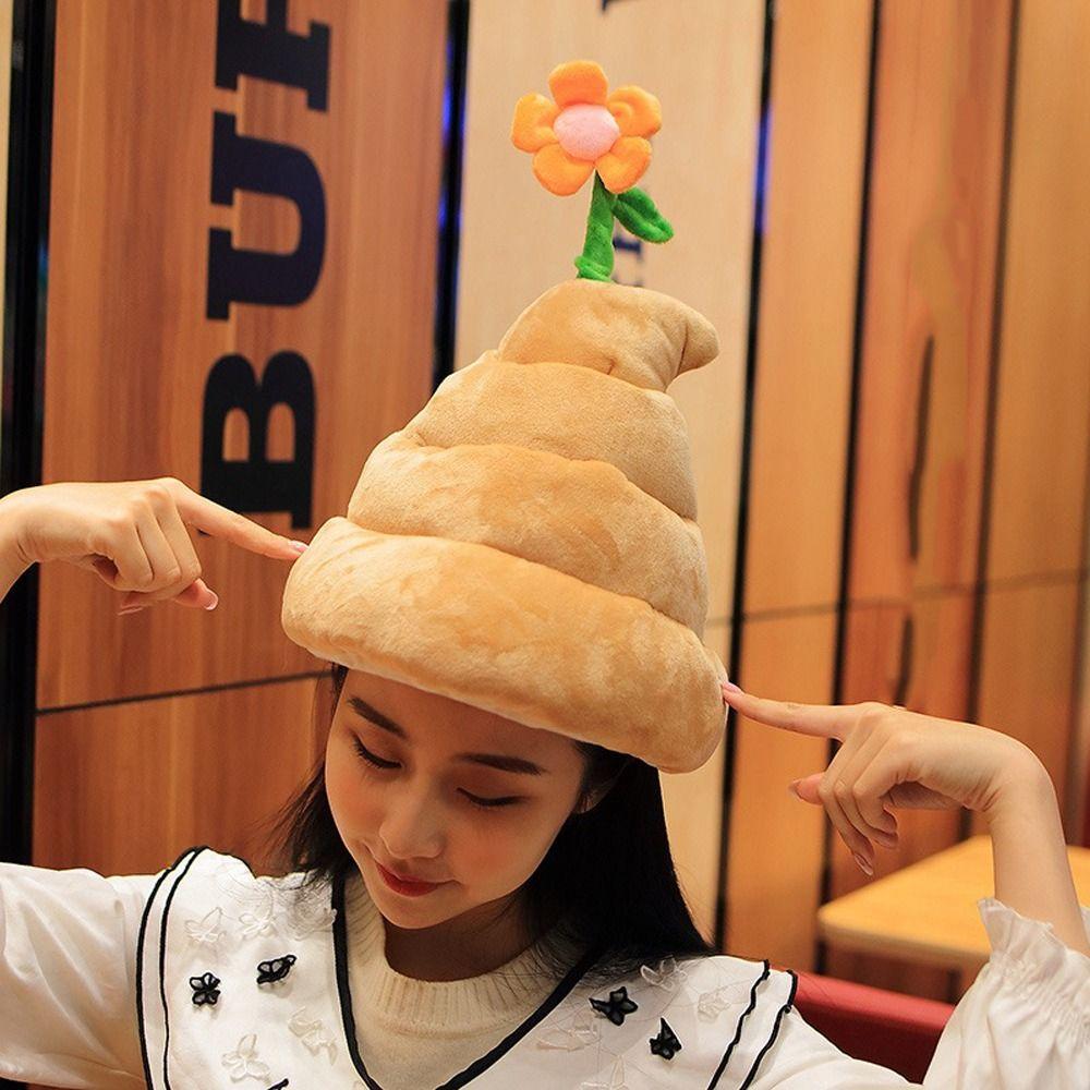 Men Women Winter Warm Plush Toy Caps Drumsticks Hats Cosplay Shark Hat Animal Hat Performance Hat