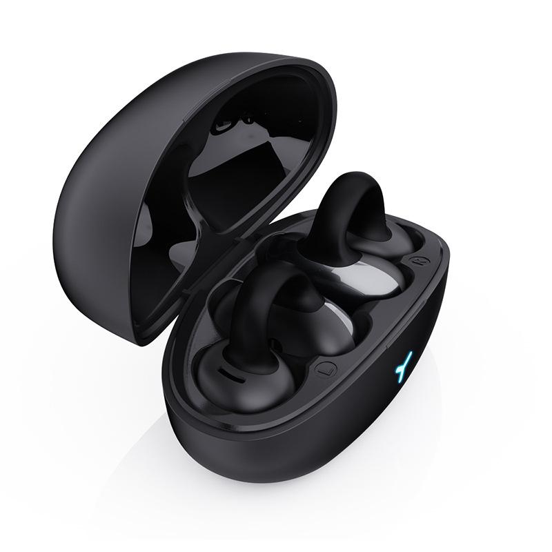TWS Ear Clip Sports Smart Noise Cancelling Non-bone Conduction 5.3 Bluetooth Headset