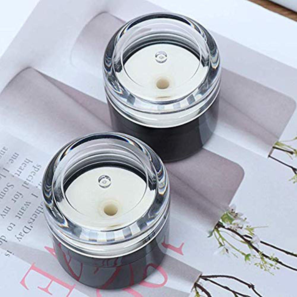 Jar DIY Cosmetic Foundation Powder Case Travel Powder Case Portable with Mirror Loose Powder Box