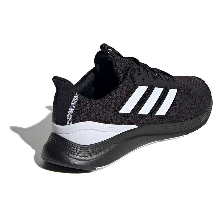 adidas Energyfalcon Удобные Универсальные Сетчатые Нескользящие Дышащие Низкие Повседневные Кроссовки Унисекс Черно-Белые FW2376