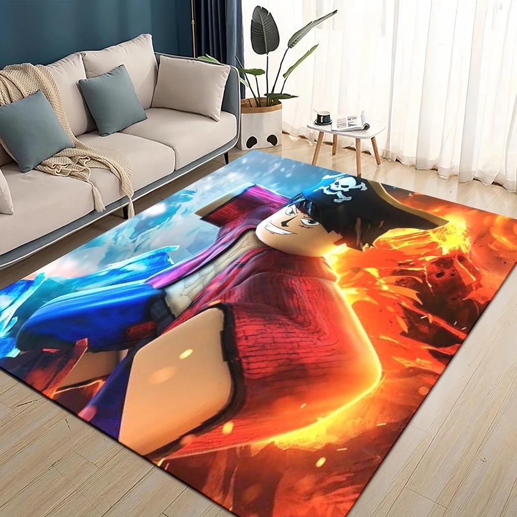 27 Style New B-Blox Fruit Cartoon Carpet Rug for Living Room Bedroom Home Sofa Decoration,Kids Play Non-slip Floor Mat
