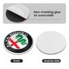 56mm Car Wheel Center Hub Cap Rim Cover Emblem Sticker For Alfa Romeo Mito Brera 147 Giulietta 159 156 Stelvio Sportiva Giulia