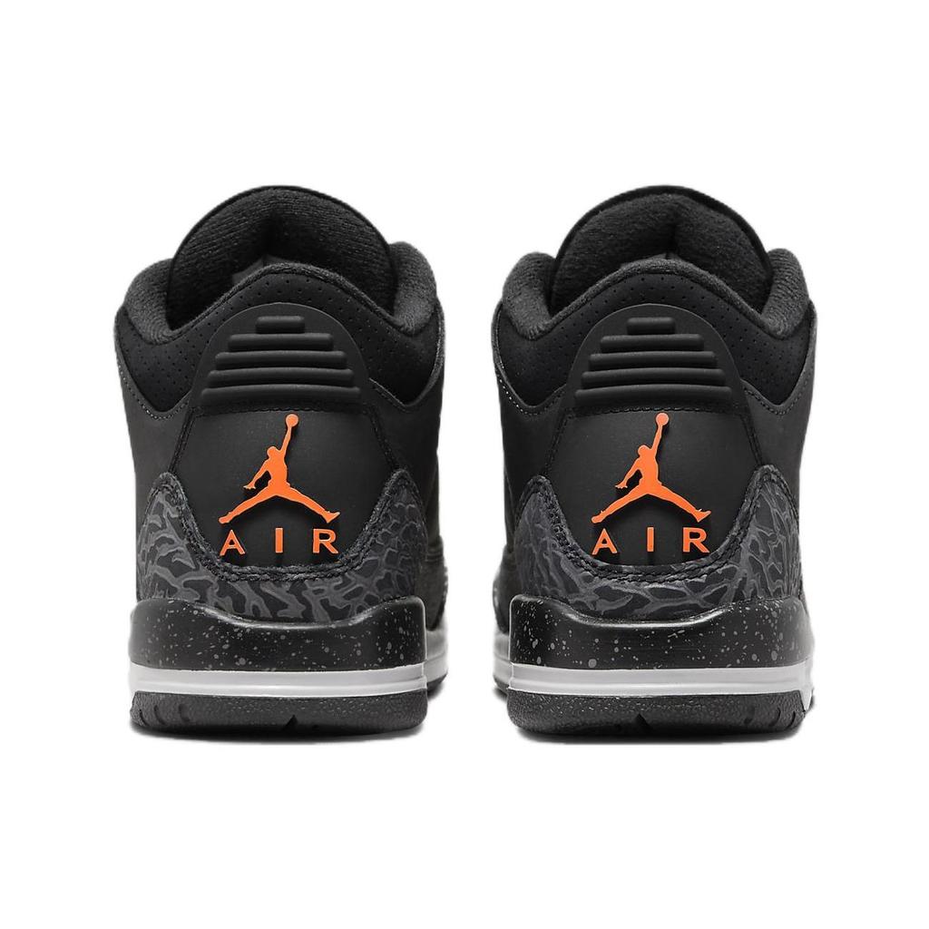 Детские кроссовки Air Jordan 3 Retro GS Fear 2023 Grey Night-Stadium Total-Orange DM0967-080