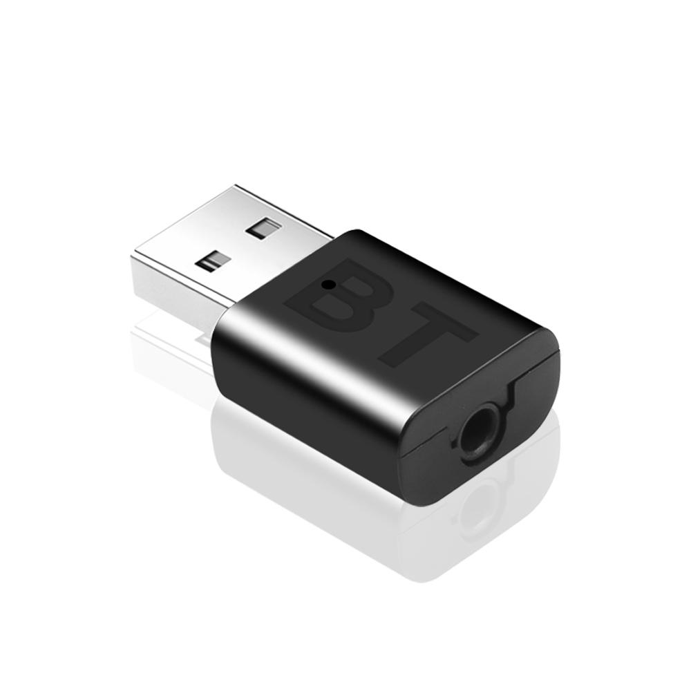 Аудиоприемник Bluetooth 5,0 Mini USB с разъемом 3,5 мм AUX Audio Auto MP3 Music Dongle Адаптер-передатчик для беспроводной клавиатуры FM-радио Динамик