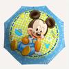 Mickey Mouse Themed Automatic opening and closing folding umbrella, 8 rib windproof, compact travel design, suitable for all occasion | Fash