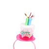 Jewelry Photo Props Happy Birthday Headband Birthday Cake Headband Birthday Decoration Hair Hoop