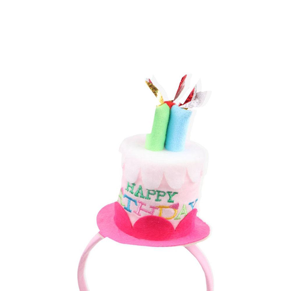 Jewelry Photo Props Happy Birthday Headband Birthday Cake Headband Birthday Decoration Hair Hoop