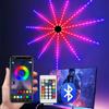 5V Firework LED Strip RGBIC USB Neon Light Strip Bluetooth APP Control Christmas Party Decoration Music Sync Bedroom Decor Light