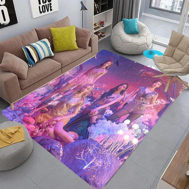 Vibrant Winter Vibes carpet floor mats printing Room Fashion Doormat